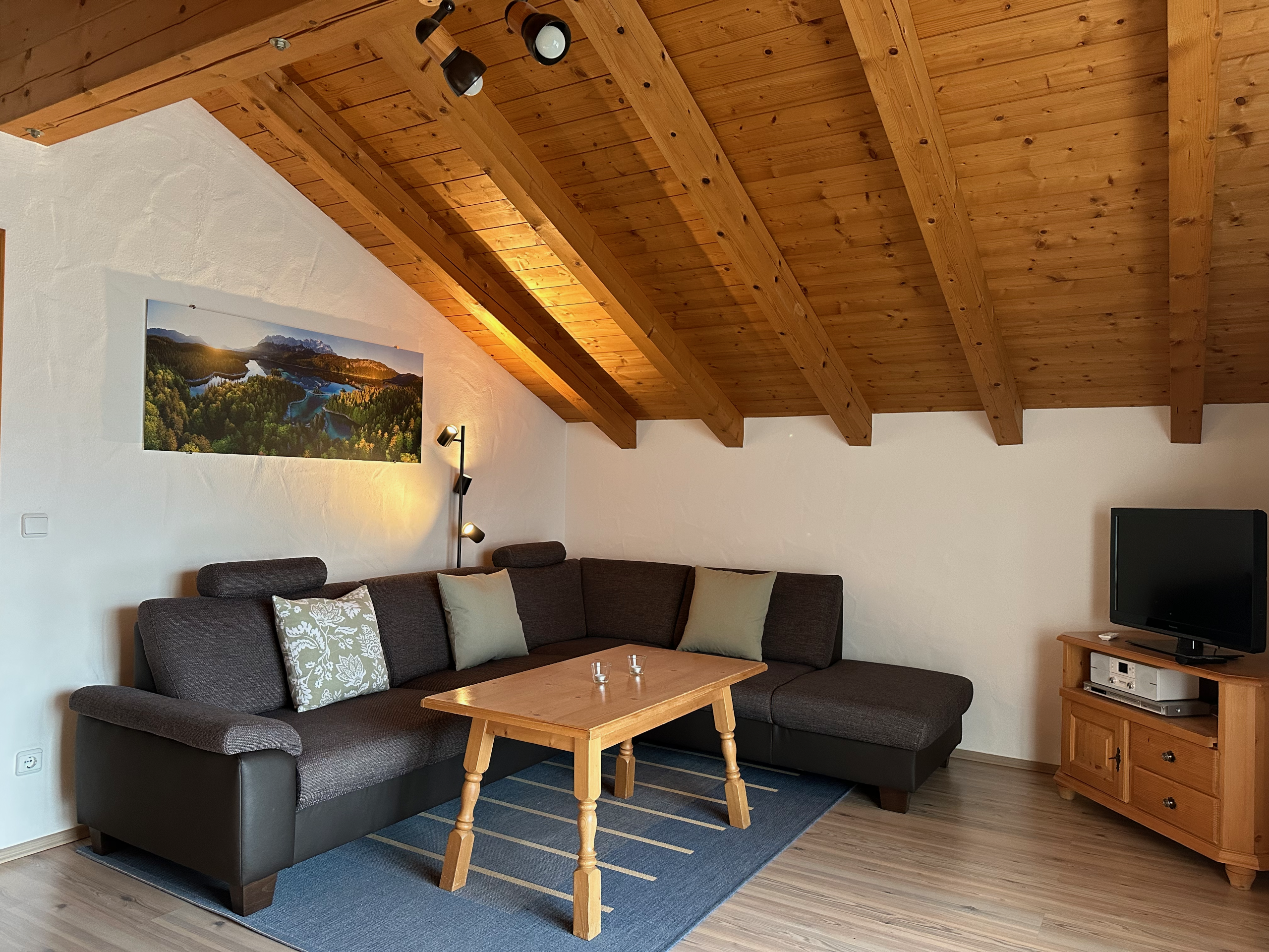 Wohnzimmer Ferienwohnung Alpina 1